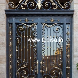 Artistic Main Entrance Grill Gate Design Inspiration No-6793