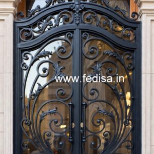 Modern Fancy Steel Gate Grill Design for Homes No-6794