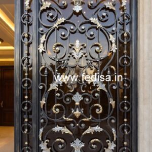 Attractive Decorative Iron Gate Grill Design No-6795