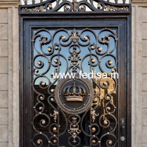 Elegant Villa Exterior Gate Grill Design No-6800