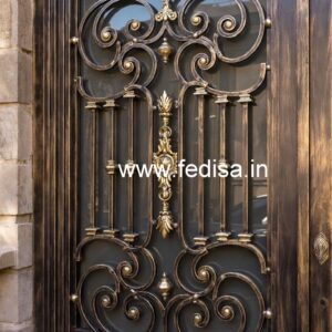 Artistic House Front Grill Gate Design No-6819
