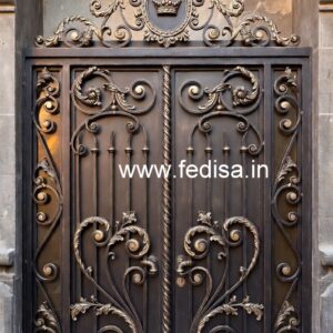 Elegant Designer Gate Grill Design for Luxury Residences No-6830