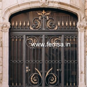Contemporary Decorative Main Gate Grill Design No-6837
