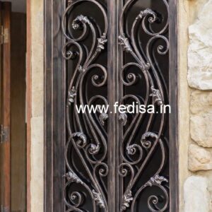 Elegant Front Entry Gate Grill Design Trends No-6839