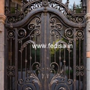 Luxury Iron Entrance Grill Gate Design No-6848