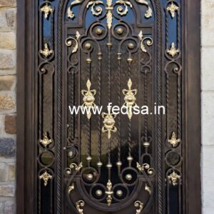 Artistic Modern Exterior Gate Grill Design No-6851