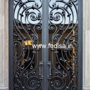 Elegant Artistic Gate Grill Design for Houses No-6868