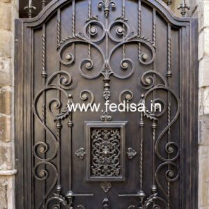 Elegant Modern Exterior Grill Gate Design No-6875