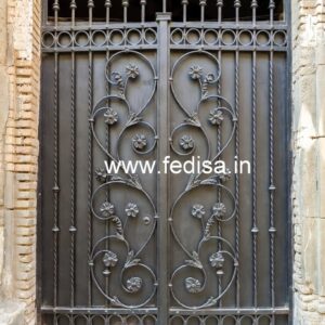Modern Exterior Steel Grill Gate Design No-6883
