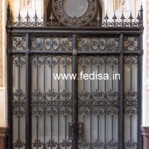 Stylish Modern Residential Gate Grill Design No-6886