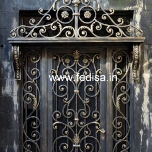 Modern Gate Grill Design Ideas for Luxury Home Entrances No-6901