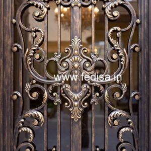 Elegant Steel Gate Grill Design for Main Entrance No-6904