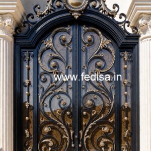 Luxury Golden Gate Grill Design for Grand Entrances No-6930