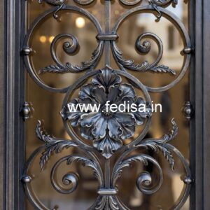 Front Elevation Gate Grill Design for Elegant Homes No-6931