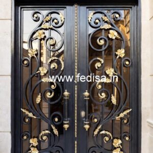 Grand Entrance Gate Grill Design for Luxury Villas No-6948