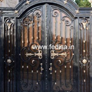 Unique Main Gate Grill Design for Stylish Houses No-6950