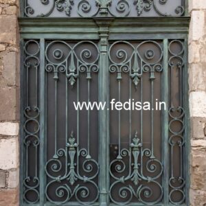 Architectural Gate Grill Design for Premium Homes No-6951