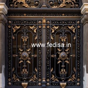 Modern Exterior Gate Grill Design for Villas No-6974