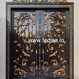 Stylish Front Entry Gate Grill Design for Homes No-6982