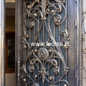 Elegant Front Entrance Gate Grill Design Ideas No-7015