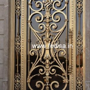 Royal Front Gate Grill Design for Contemporary Villas No-7019