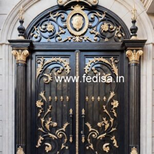 Beautiful Iron Gate Grill Design for Premium Houses No-7029