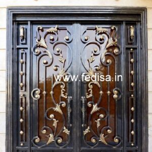 Attractive Steel Grill Gate Design for Elegant Homes No-7037