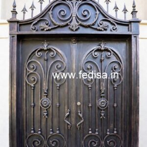 Elegant Security Gate Grill Design for Modern Houses No-7043