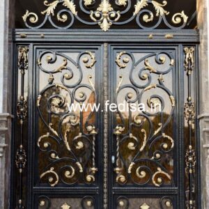 Modern Fancy Gate Grill Design for Elegant Houses No-7069