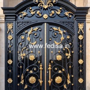 Royal Villa Entrance Gate Grill Design No-7071
