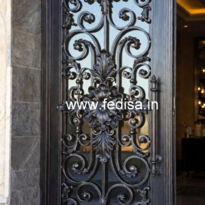 Beautiful Modern Entrance Gate Grill Design No-7090