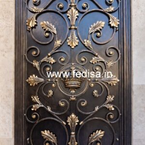 Modern Fancy Steel Gate Grill Design for Homes No-7094