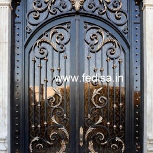 Fancy Residential Gate Grill Design for Modern Villas No-7109