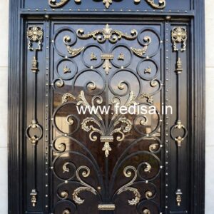 Attractive Modern Grill Gate Design for Villas No-7124