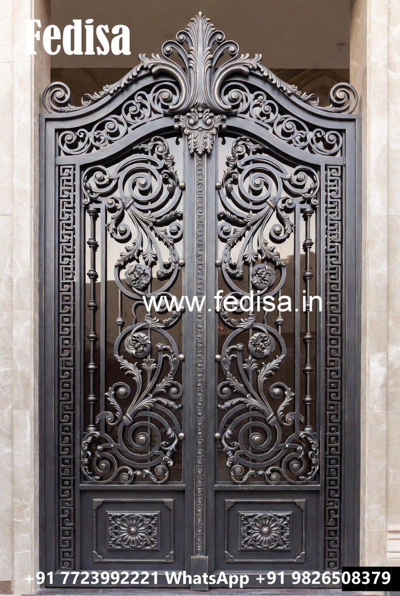 Luxury Modern Steel Grill Gate Design Ideas No-7136