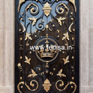 Modern House Front Entrance Grill Gate Design No-7144