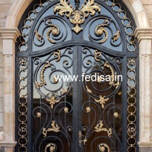 Stylish Geometric Grill Gate Design Inspiration No-7153