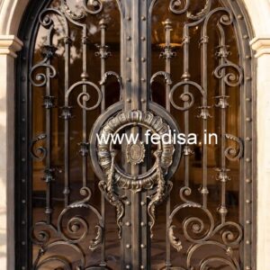 Elegant Decorative Steel Grill Gate Design No-7154