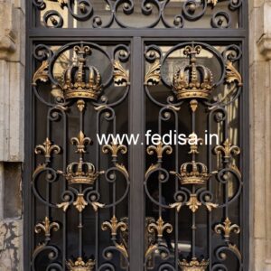 Stylish Contemporary Steel Grill Gate Design No-7160