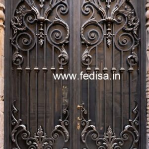 Beautiful Front Entrance Grill Gate Design No-7164