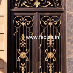Royal Exterior Grill Gate Design for Villas No-7167