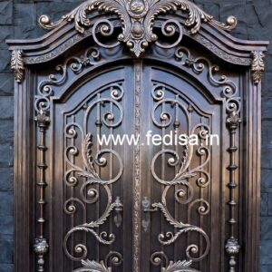 Modern Exterior Steel Grill Gate Design No-7183