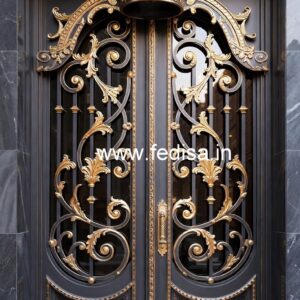 Modern Gate Grill Design Ideas for Luxury Home Entrances No-7201
