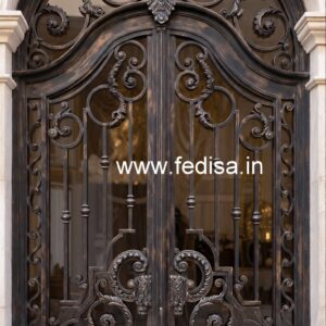 Elegant Steel Gate Grill Design for Main Entrance No-7204