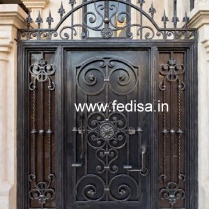 Classic Gate Grill Design for Traditional House Fronts No-7212