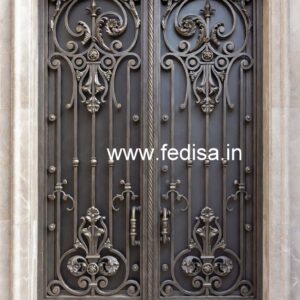 Elegant Home Gate Grill Design with Artistic Look No-7244