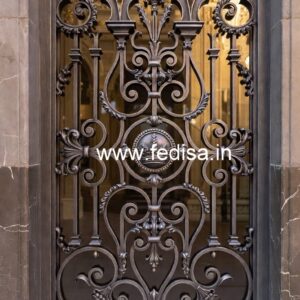 Fancy Front Gate Grill Design for Modern Homes No-7249