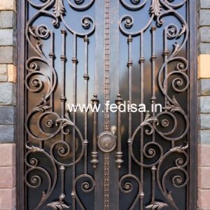 Custom Steel Gate Grill Design for Modern Homes No-7256