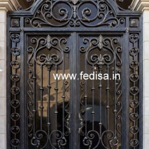 Artistic Steel Gate Grill Design for Home Fronts No-7260