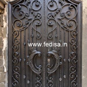 Modern Gate Grill Design with Minimalist Pattern No-7263